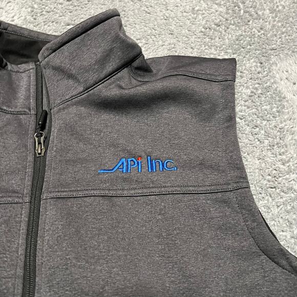 The North Face Jacket Mens XL Gray Windwall Ridgewall Vest Soft Shell Full Zip - Picture 2 of 11